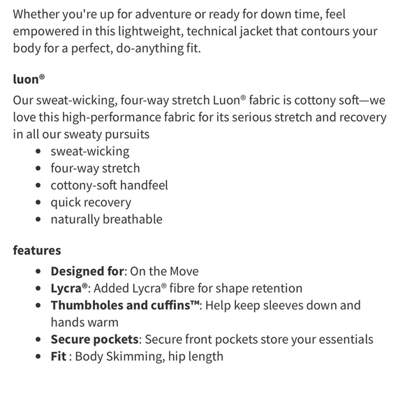 Lululemon Define Jacket Spray Jaquard White/Black - Picture 6 of 7